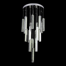 Domus-ARCTIC LED Crystal LED Pendant 240V - 500mm & 800mm